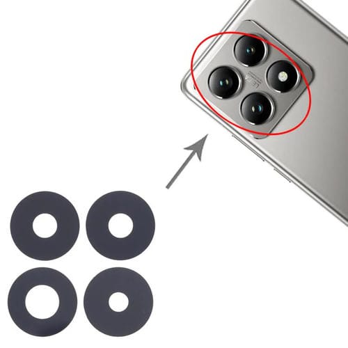 Lentes de Cámara Trasera Xiaomi 14T 5G (10 Unidades)