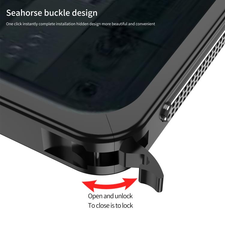 Funda para teléfono For Nothing Phone 3a Pro con marco metálico y disipador de calor, con anillo protector de cámara (gris)