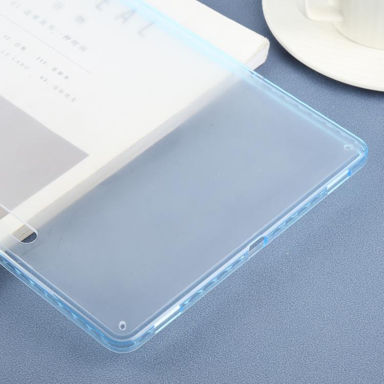 Funda híbrida de TPU y acrílico transparente para Samsung Galaxy Tab S9+/S10+ (azul hielo)