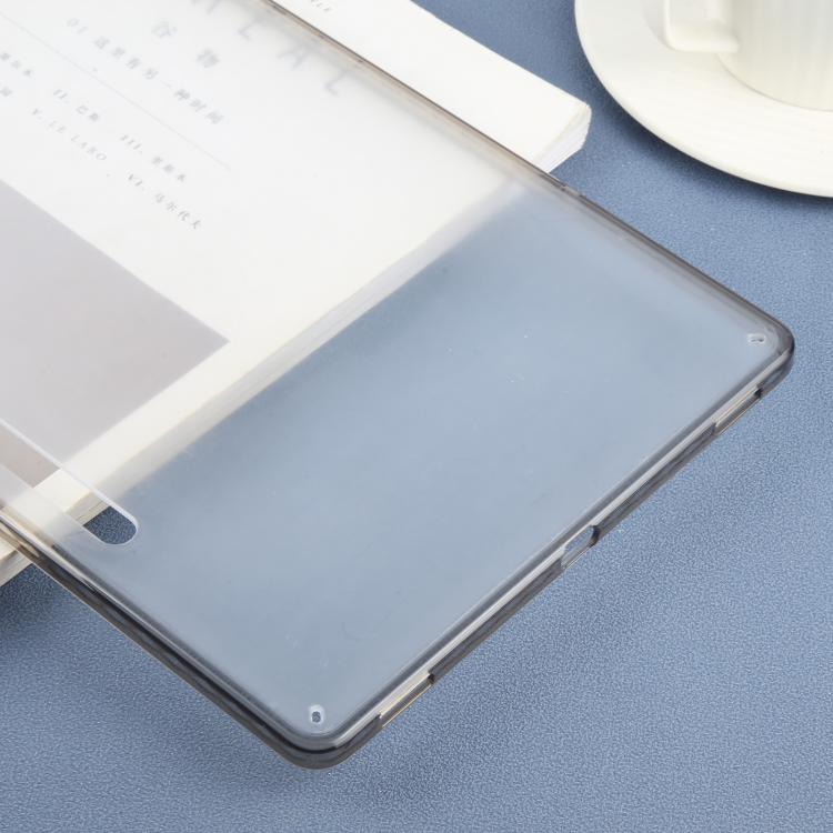 Funda híbrida de TPU y acrílico transparente para Samsung Galaxy Tab S9+/S10+ (negro)