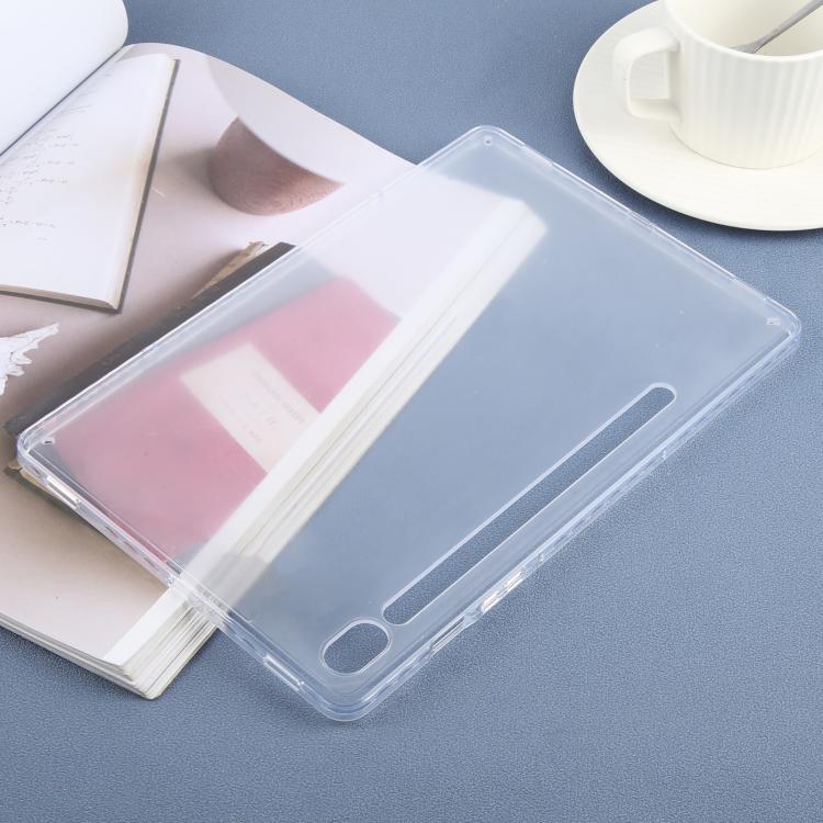 Funda híbrida de acrílico transparente de TPU para Samsung Galaxy Tab S9/S10 FE (transparente)