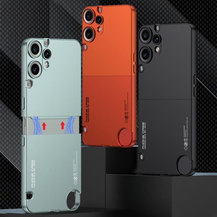 Funda antigolpes para teléfono CMF Phone 2 Pro GKK con conexión de mortaja y espiga, color de contraste (azul)