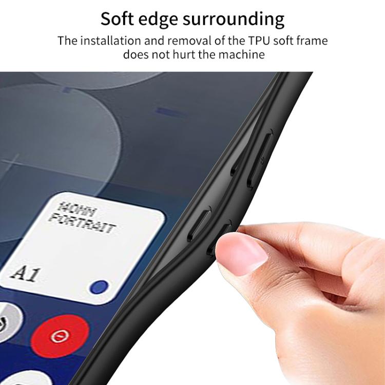 Funda de piel de alce GKK para el teléfono 3a For Nothing (fibra de carbono)