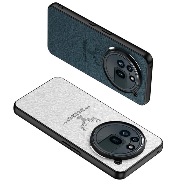 Funda de piel de alce GKK para el teléfono 3a For Nothing (fibra de carbono)