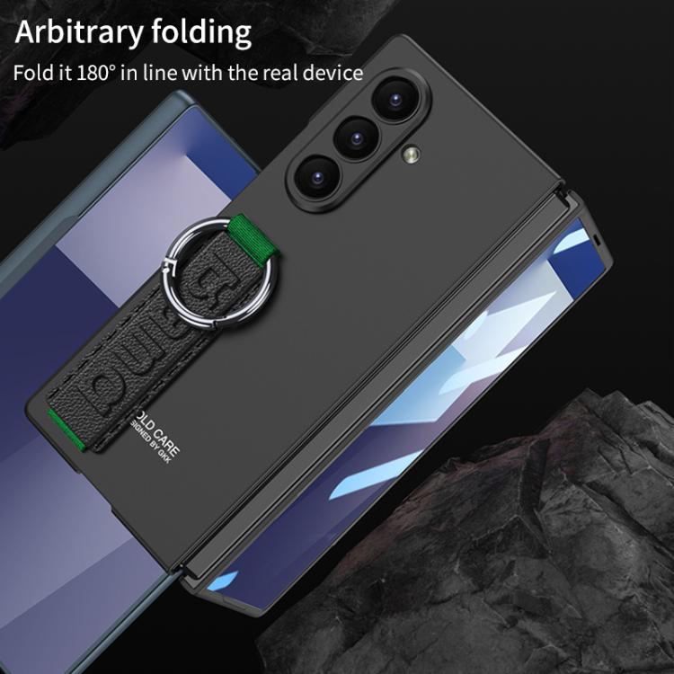 Funda ultrafina con correa lateral integrada GKK para Samsung Galaxy Z Fold7 5G (gris titanio). No incluye bolígrafo.