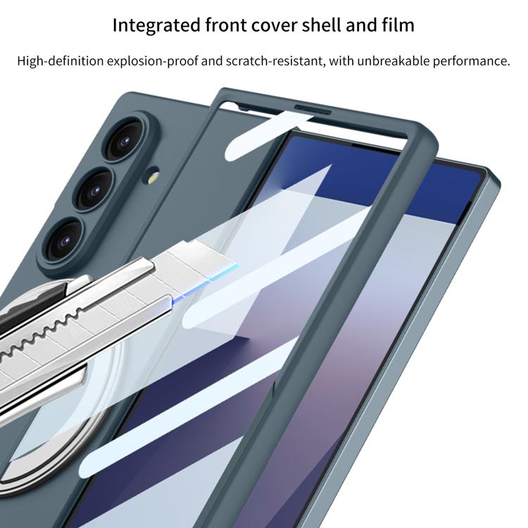 Funda magnética ultrafina con soporte giratorio para Samsung Galaxy Z Fold7 5G GKK (gris)