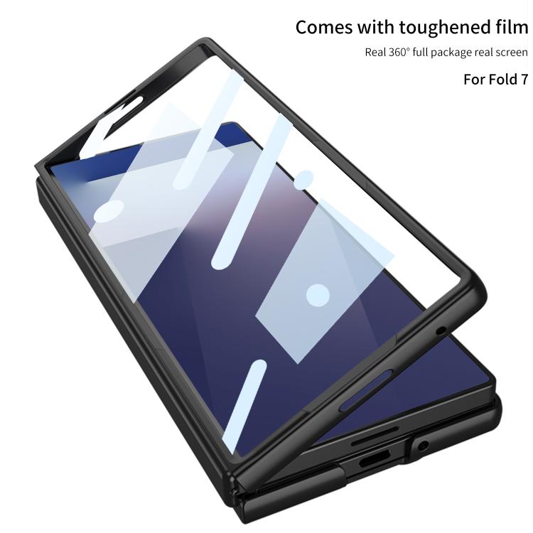 Funda ultrafina GKK con soporte para Samsung Galaxy Z Fold7 5G (verde)