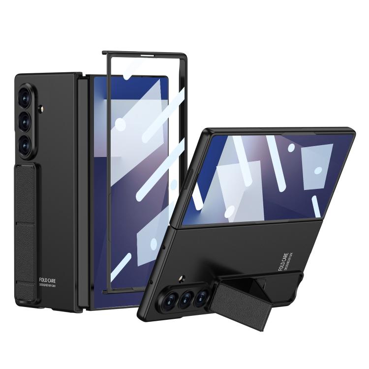 Funda ultrafina con soporte integrado GKK para Samsung Galaxy Z Fold7 5G (negro)