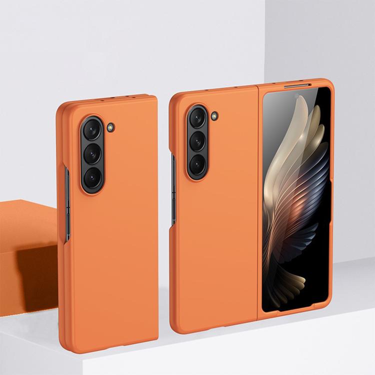 Funda de PC ultrafina a prueba de golpes Kalebol para Samsung Galaxy Z Fold6 (naranja)