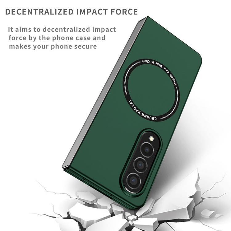Funda de PC Kalebol MagSafe esmerilada a prueba de golpes para Samsung Galaxy Z Fold5 (roja)