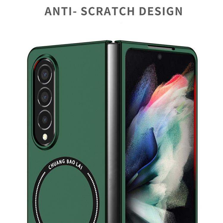 Funda de PC Kalebol MagSafe esmerilada a prueba de golpes para Samsung Galaxy Z Fold5 (roja)