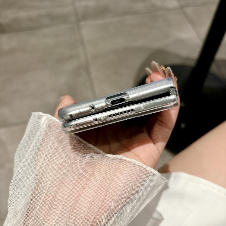 Funda para Huawei Mate X3/X5 con diseño de puntos brillantes (dorada)