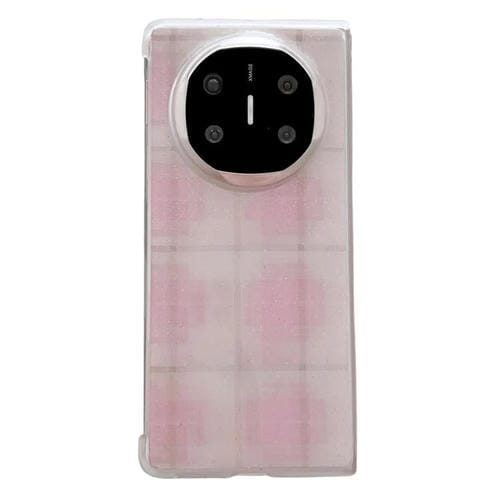 Funda para Huawei Mate X6 con diseño de puntos brillantes (rosa)