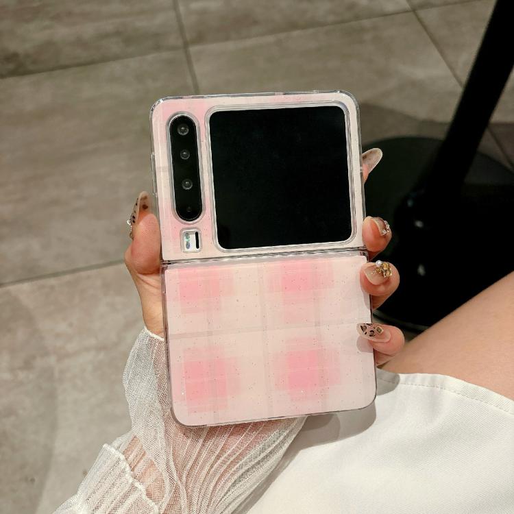 Funda para Huawei Pura X con diseño de puntos brillantes (rosa)