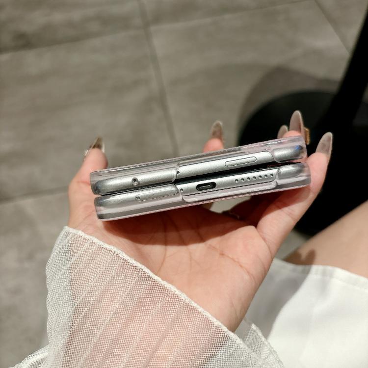 Funda para Huawei Pura X con diseño de puntos brillantes (rosa)