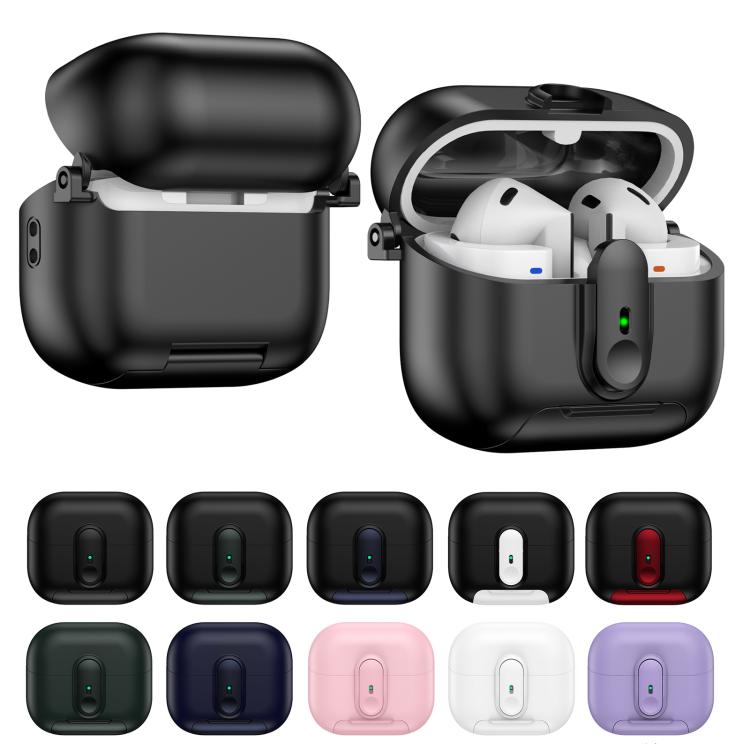 Estuche de una pieza con cordón para auriculares inalámbricos Samsung Galaxy Buds 3/Buds 3 Pro (negro y blanco)