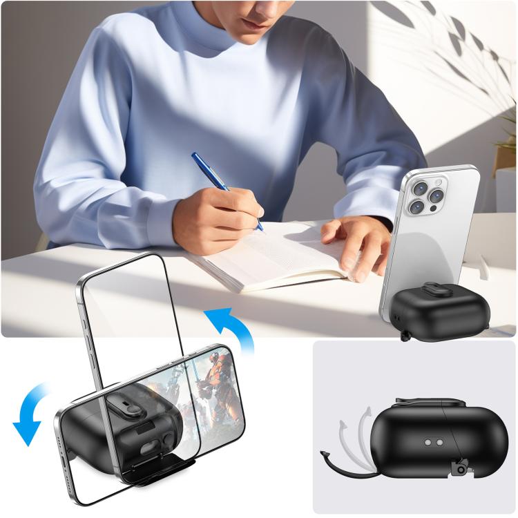 Estuche de una pieza con cordón para auriculares inalámbricos Samsung Galaxy Buds 3/Buds 3 Pro (negro y rojo)
