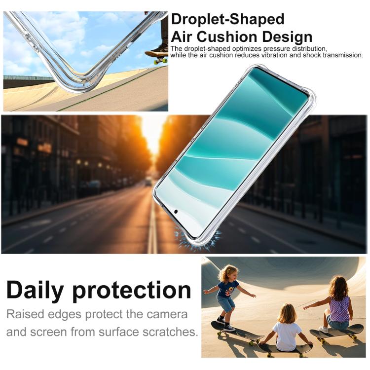 Funda de TPU transparente con airbag para Xiaomi 15S Pro imak