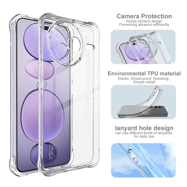 Funda de TPU transparente con airbag para Xiaomi Civi 5 Pro (imak)