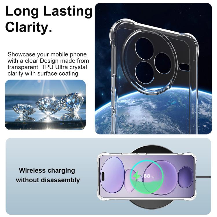 Funda de TPU transparente con airbag para Xiaomi Civi 5 Pro (imak)