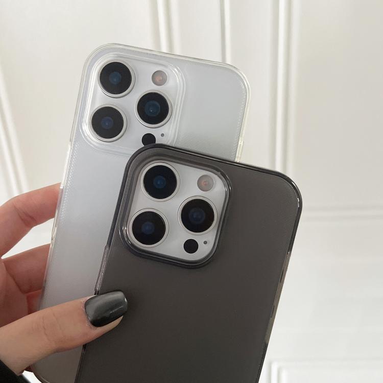 Funda de TPU transparente y cómoda para iPhone 13 mini (verde)