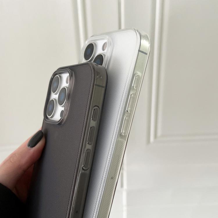 Funda de TPU transparente y cómoda para iPhone 13 mini (verde)