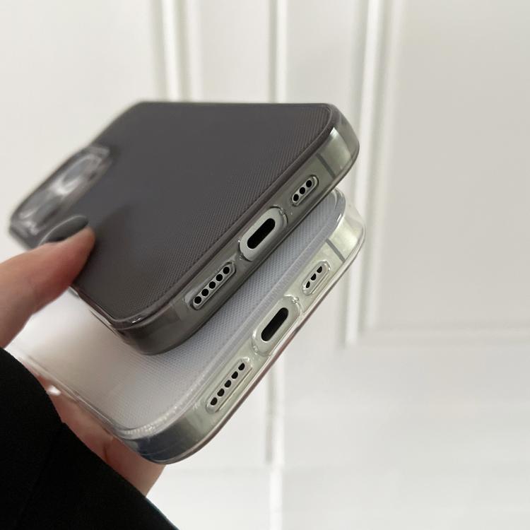 Funda de TPU transparente y cómoda para iPhone 14 Pro (verde)