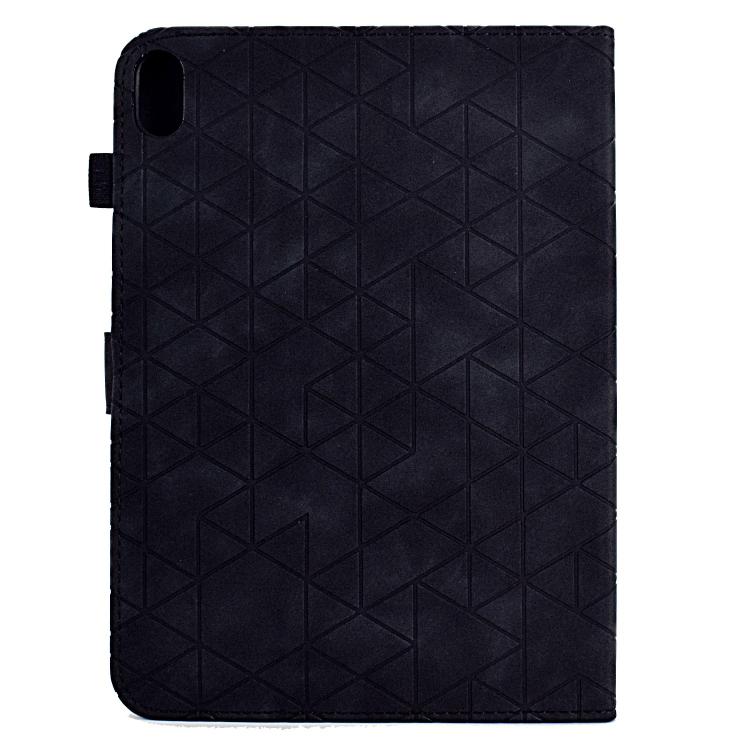 Funda de cuero inteligente con diseño de rombos de TPU para Xiaomi Redmi Pad 2 (negra)