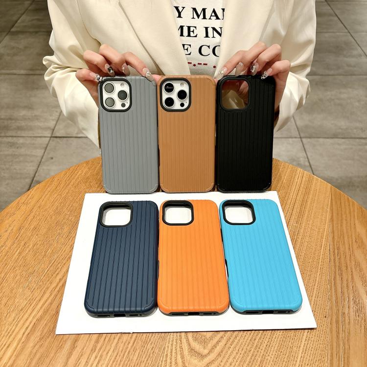 Funda MagSafe de cobertura total para iPhone 11 Pro con diseño inspirado en equipaje (marrón)