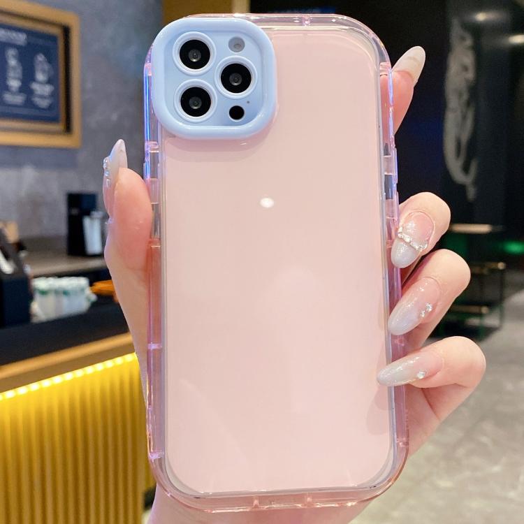 Funda de TPU + PC con MagSafe de colores vibrantes para iPhone 13 Pro (rosa)