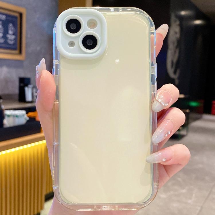 Funda de TPU + PC MagSafe de colores vibrantes para iPhone 13 (amarilla)