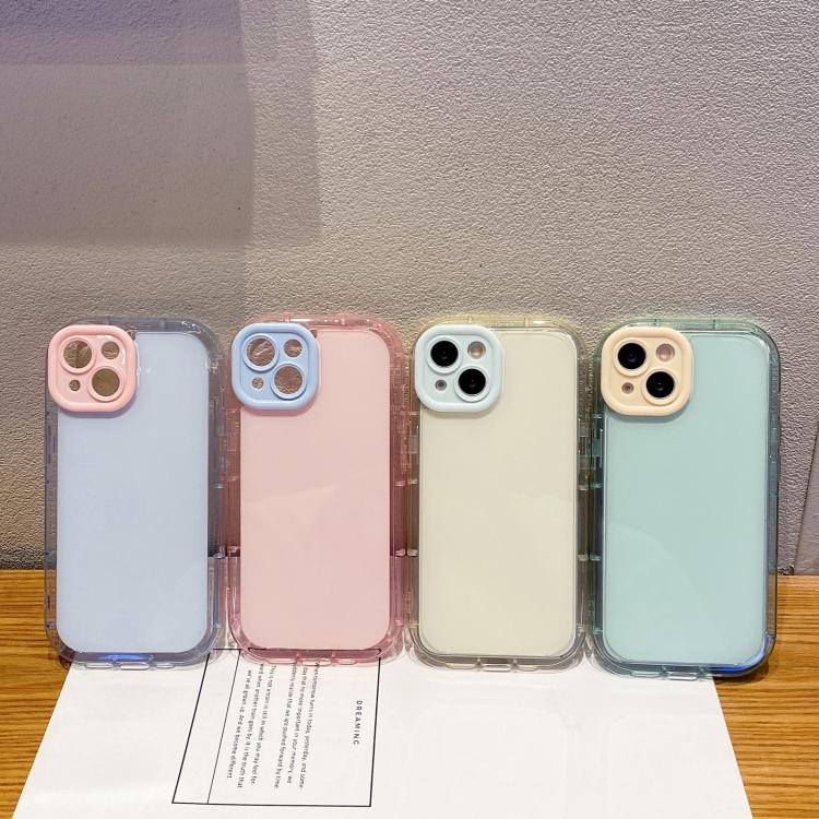 Funda de TPU + PC con MagSafe de colores vibrantes para iPhone 15 Pro (rosa)