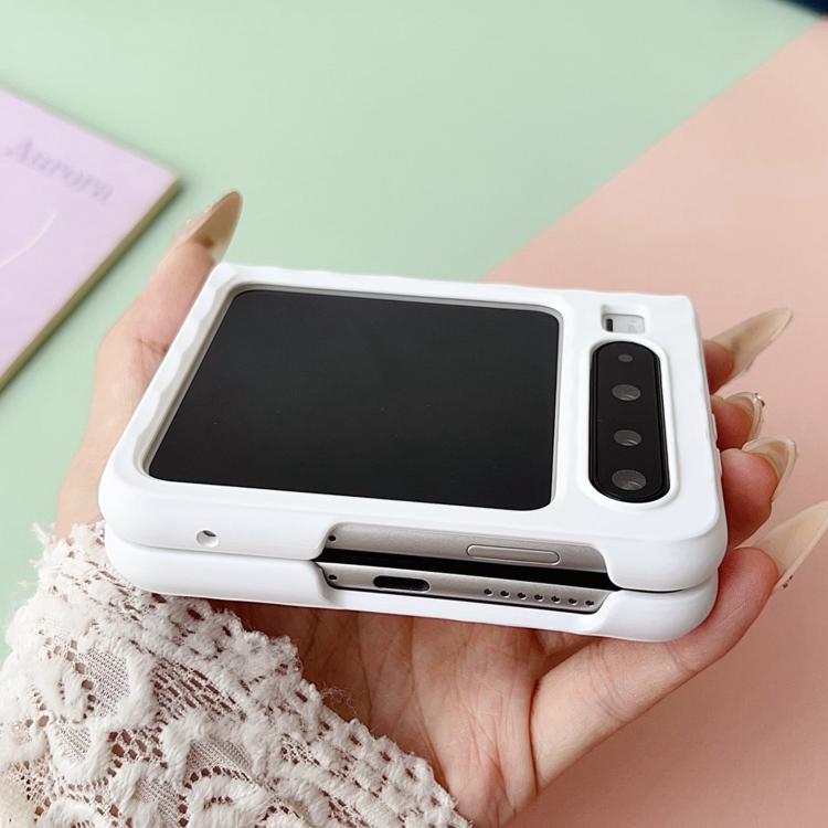 Funda de PC con textura MagSafe y tacto suave para Huawei Pura X Wave (rosa)