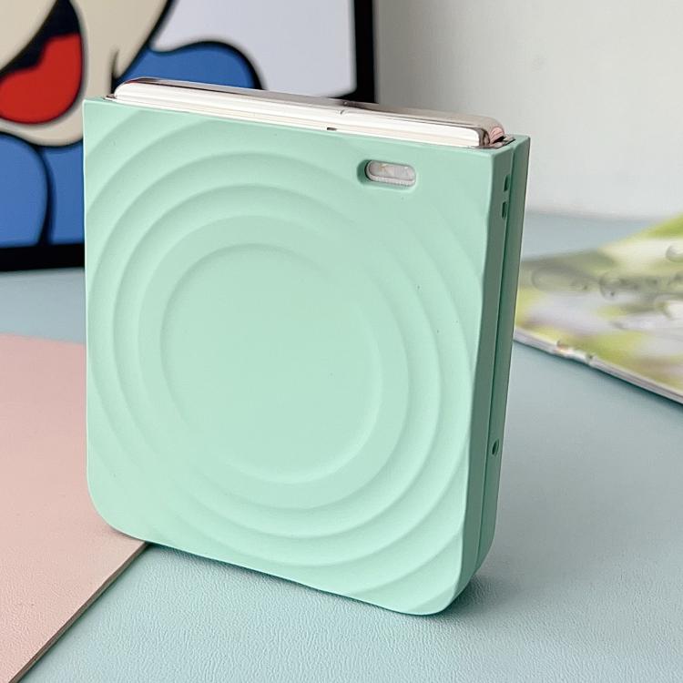 Funda para teléfono de PC con textura ondulada y MagSafe para Honor V (blanca)