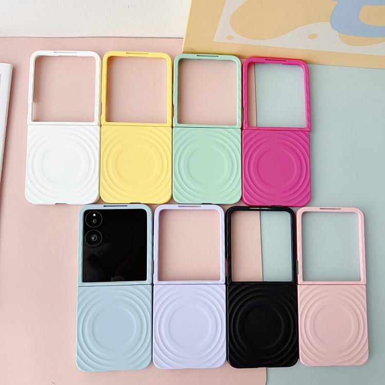Funda para Xiaomi Mix Flip Wave Texture MagSafe Skin Feel PC (azul claro)