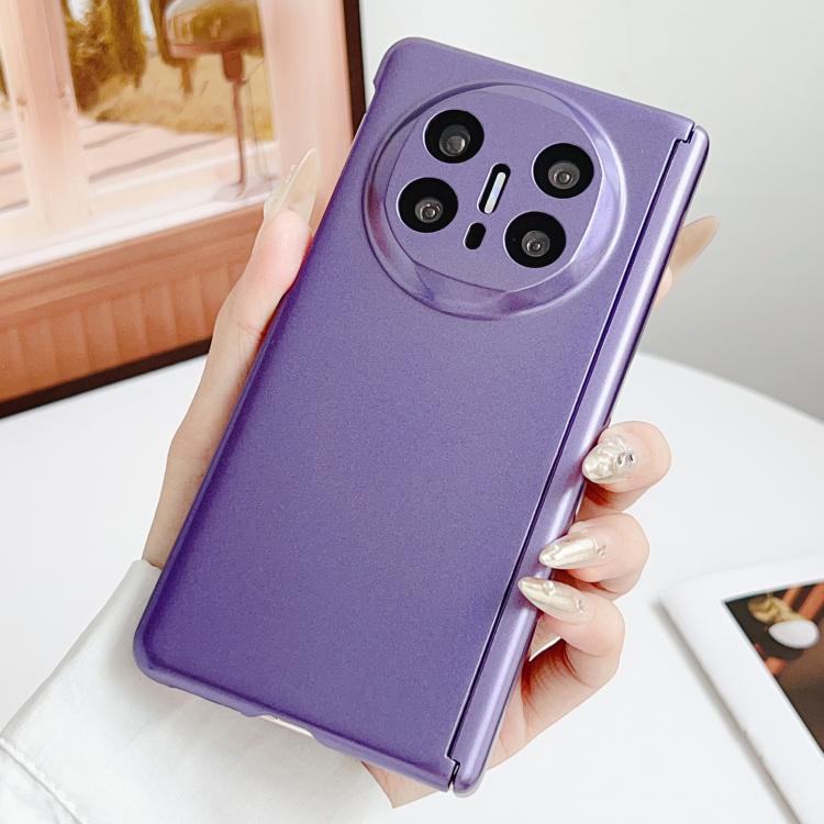 Funda plegable con bisagra magnética para Huawei Mate X6 (morado)