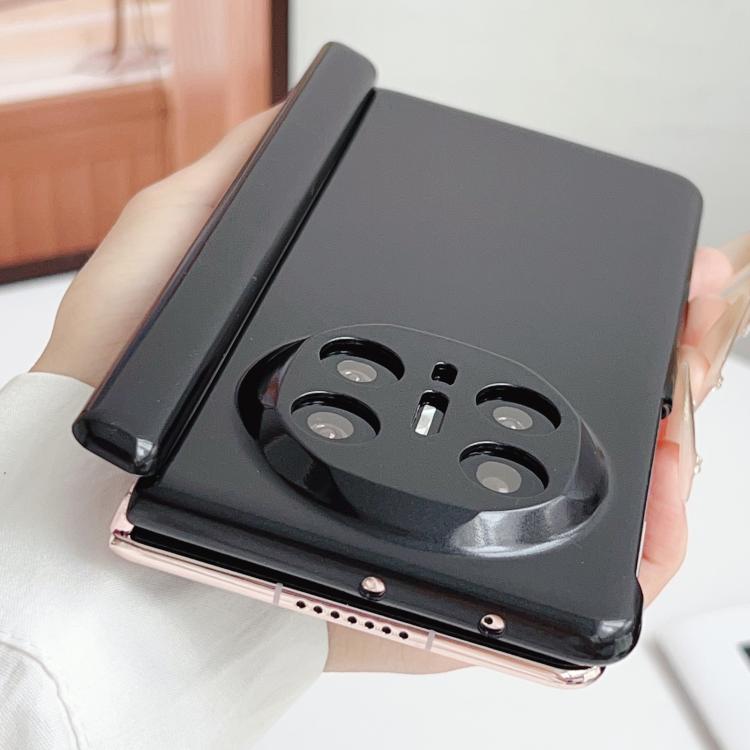 Funda plegable con bisagra magnética para Huawei Mate X6 (oro rosa)