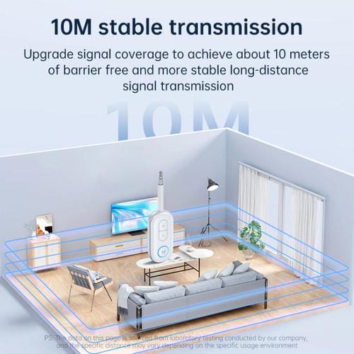 Adaptador de audio inalámbrico BT-13 2 en 1 para coche, receptor y transmisor de audio de 3,5 mm (negro)