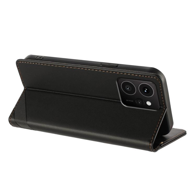 Funda de cuero retro con relieve para teléfono HMD Skyline (negro)
