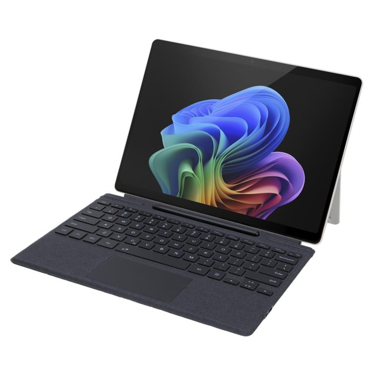 Teclado Bluetooth con panel táctil y retroiluminación de un solo color para Microsoft Surface Pro 9/10/11/12 (negro)