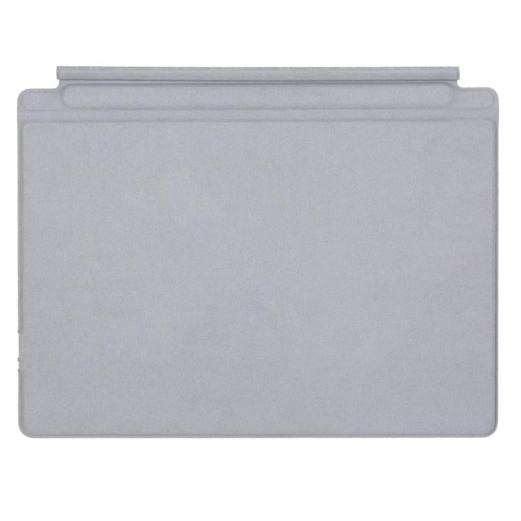 Teclado Bluetooth con panel táctil y retroiluminación de un solo color para Microsoft Surface Pro 9/10/11/12 (gris claro)