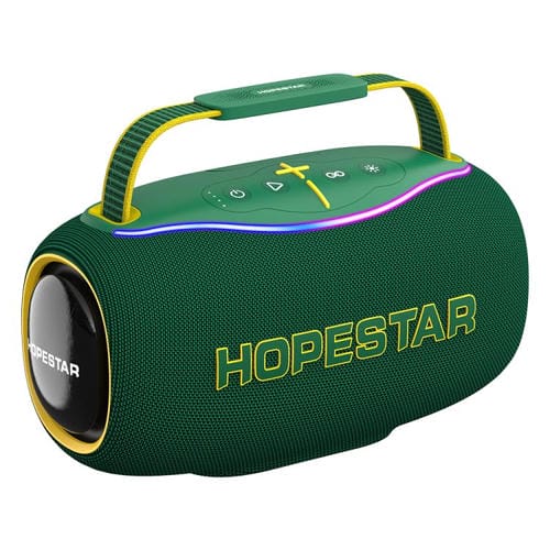 Altavoz Bluetooth portátil para exteriores HOPESTAR H80 de 80 W, resistente al agua (verde oscuro)