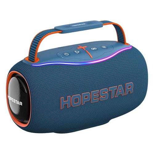 Altavoz Bluetooth portátil para exteriores HOPESTAR H80 de 80 W, resistente al agua (azul marino)