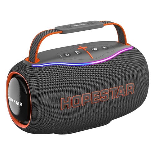 Altavoz Bluetooth portátil para exteriores HOPESTAR H80 de 80 W, resistente al agua (gris)