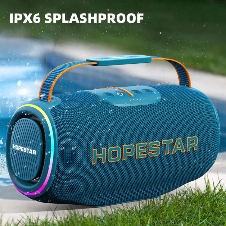Altavoz Bluetooth portátil HOPESTAR H88 de 70 W para exteriores, resistente al agua, compatible con TF/AUX/USB/TWS (negro)