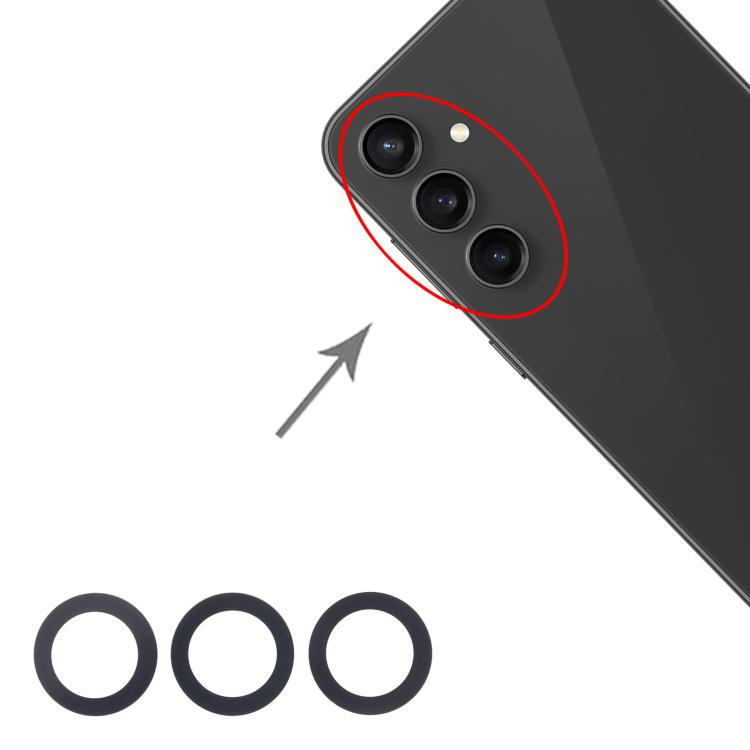 Lenti della fotocamera posteriore Samsung Galaxy S23 FE SM-S711B 10 pezzi