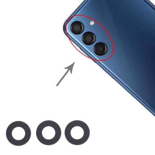 Rear Camera Lens Set Samsung Galaxy M15 SM-M156B (10 Units)