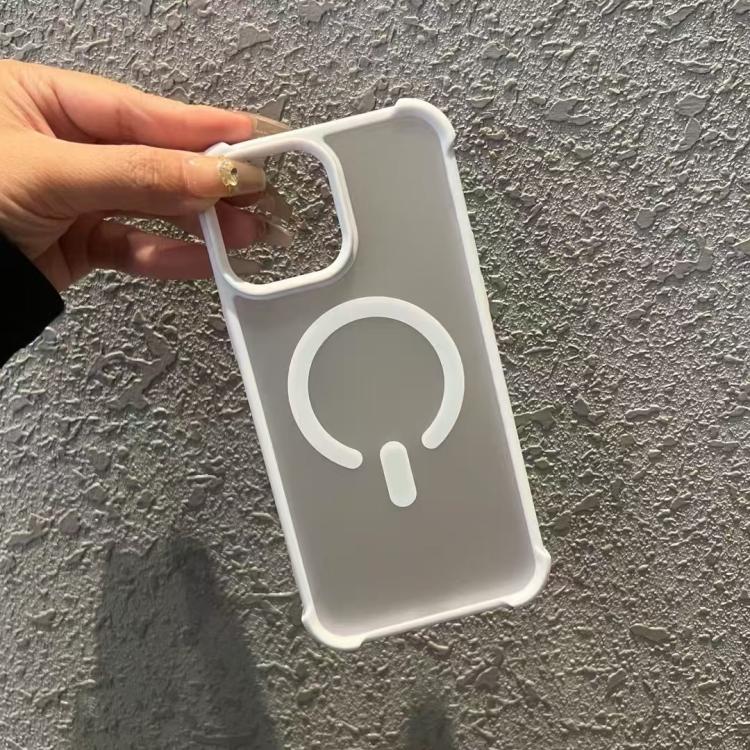 Funda MagSafe semitransparente con tacto esmerilado para iPhone 16e (morado)