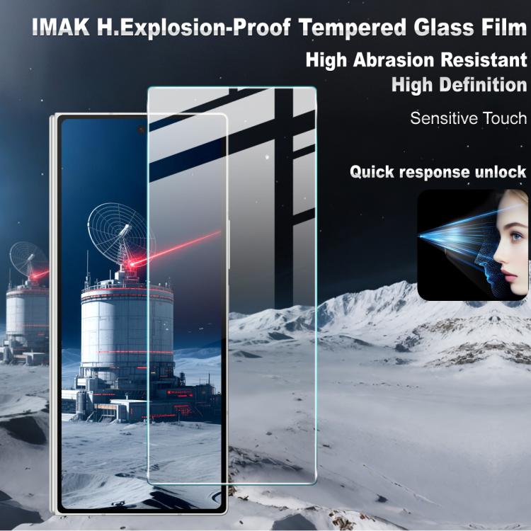 Película de vidrio templado de pantalla completa imak H Series para Samsung Galaxy Z Fold7 5G
