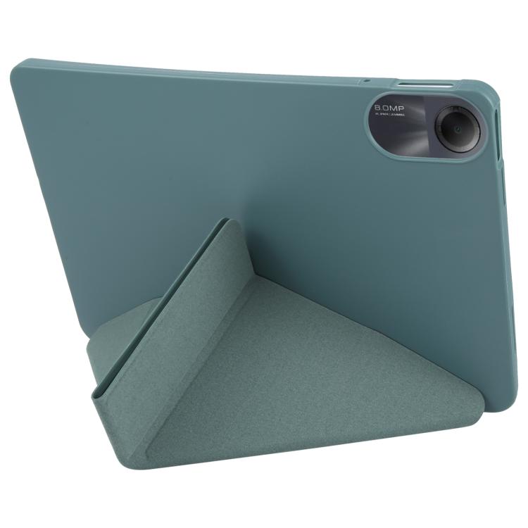 Funda de silicona deformable para Xiaomi Redmi Pad 2 (verde oscuro)